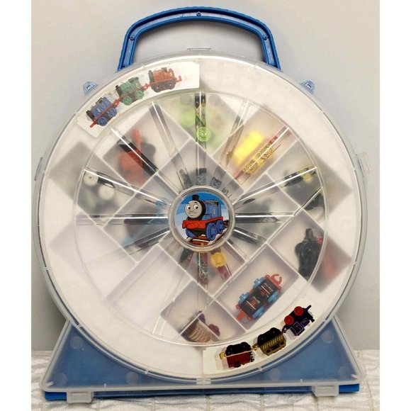 Thomas Train & Friends Wheel & Track Carrying Case +12 Mini Trains Included - Picture 2 of 6